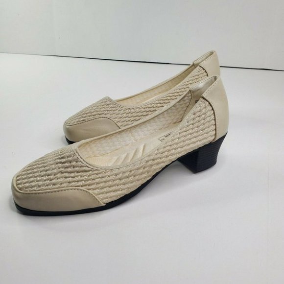 Stretch'n Form by Beacon Beige Women Comfort Shoes Size 8.5/9/10 New - Picture 3 of 10